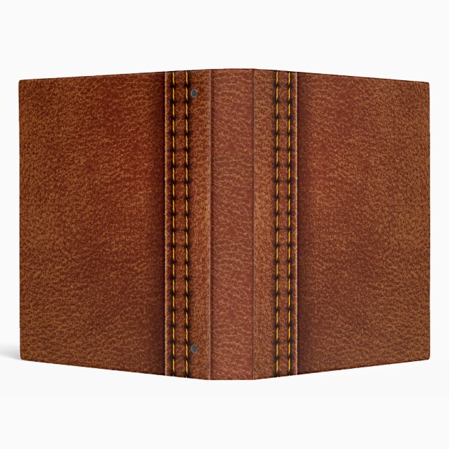 Leather Texture  3 Ring Binder (Background)