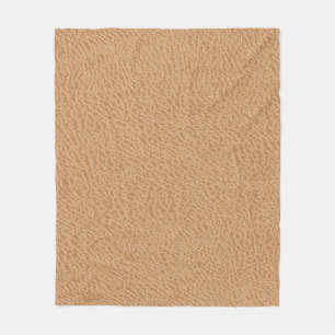 Leather texture background. Brown leather texture. Fleece Blanket