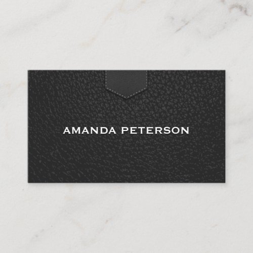Leather Texture Business Card