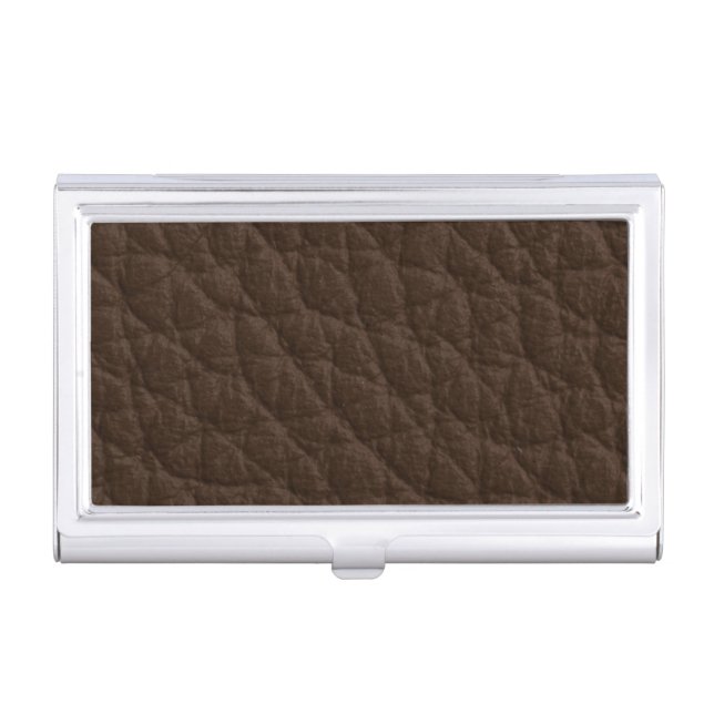 Leather Texture Case For Business Cards (Front)