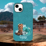 Leather Texture Cowgirl Brown Turquoise Case-mate Iphone 14 Case at Zazzle