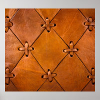 Leather texture, natural selvage detail.