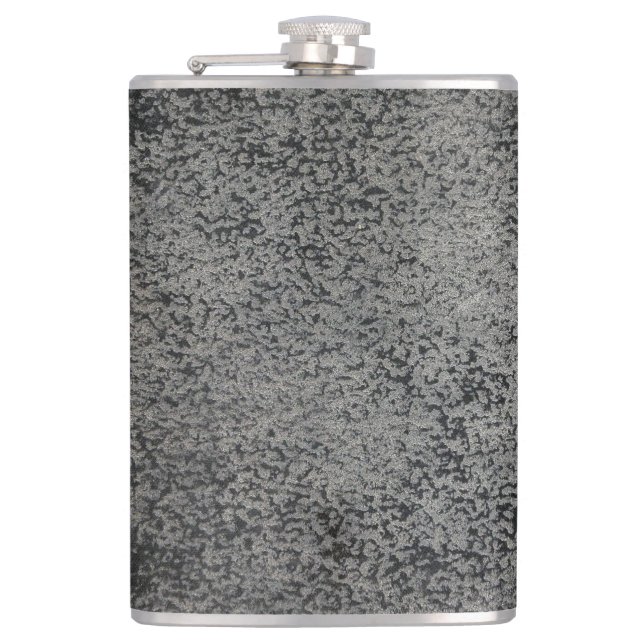 leather texture pattern flask (Front)