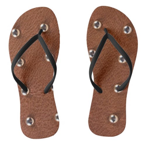 leather texture pattern flip flops