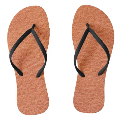 leather texture pattern flip flops