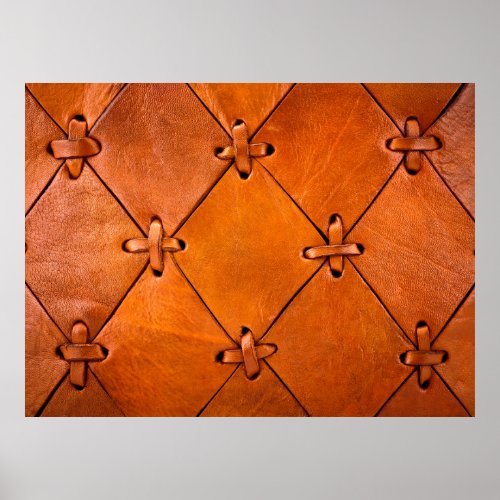 Leather texture poster