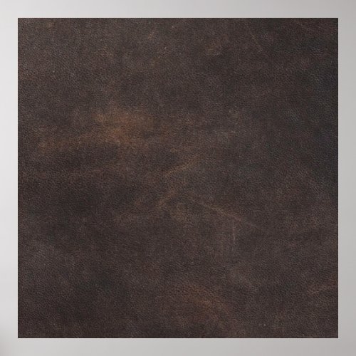 Leather texture scrapbooking brown poster