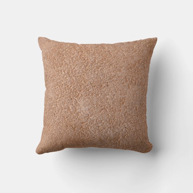 leather texture suede background pattern natural r throw pillow (Back)