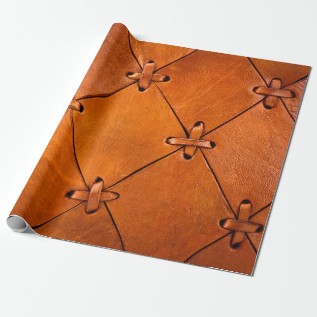 Leather texture. wrapping paper (Unrolled)