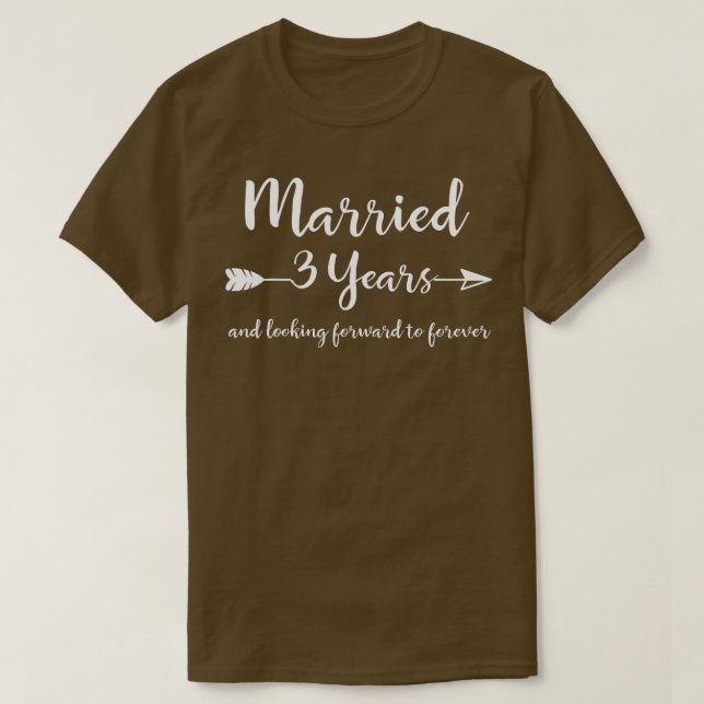 Leather Third Wedding Anniversary Gifts for Him He T-Shirt (Design Front)
