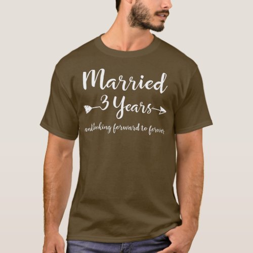 Leather Third Wedding Anniversary Gifts for Him He T_Shirt