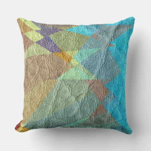 Leather Throw Pillow