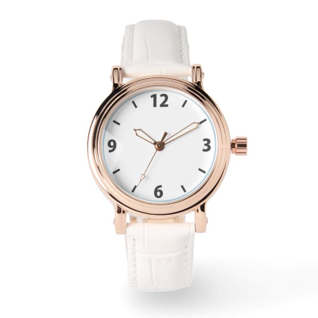 Leather Watch – Classic & Timeless Design (Front)