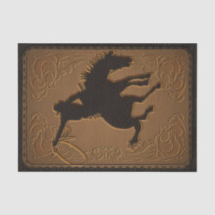 Leather Western Wild West Cowboy Birthday Party Tissue Paper