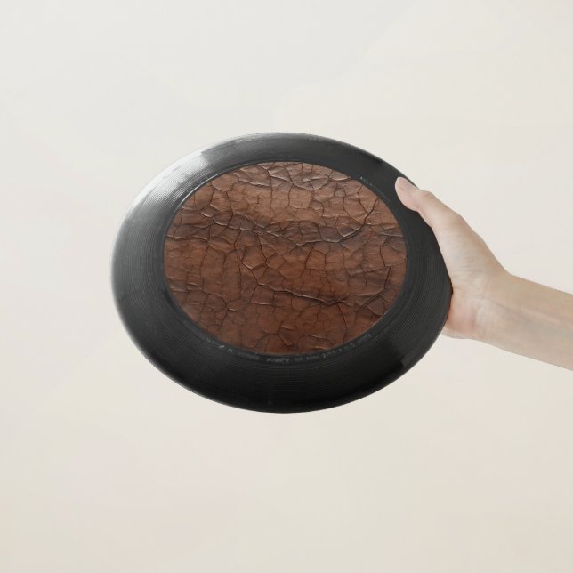 Leather  Wham-O frisbee (In Hand)