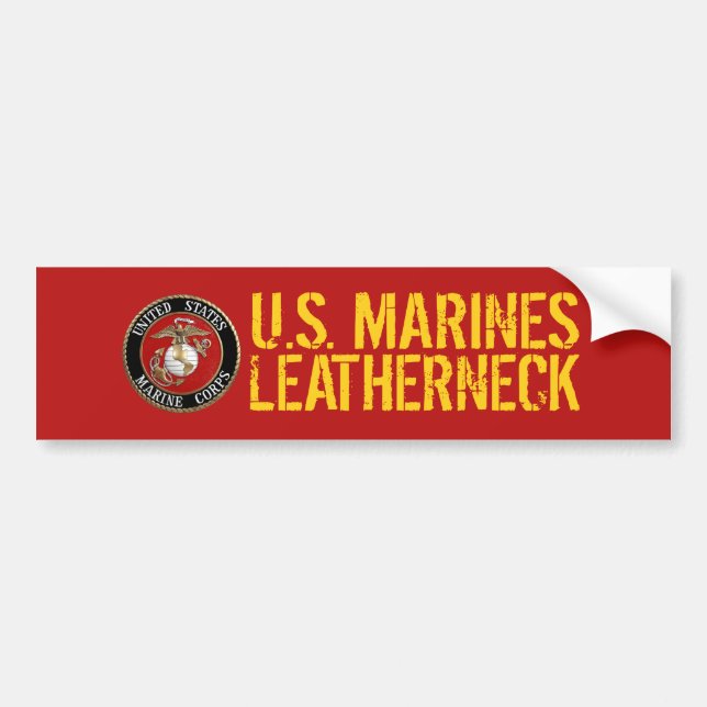 Leatherneck Bumper Sticker (Front)
