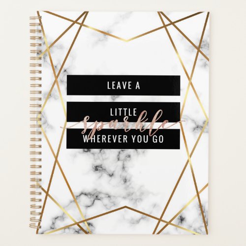 Leave A Little Sparkle Wherever You Go Planner