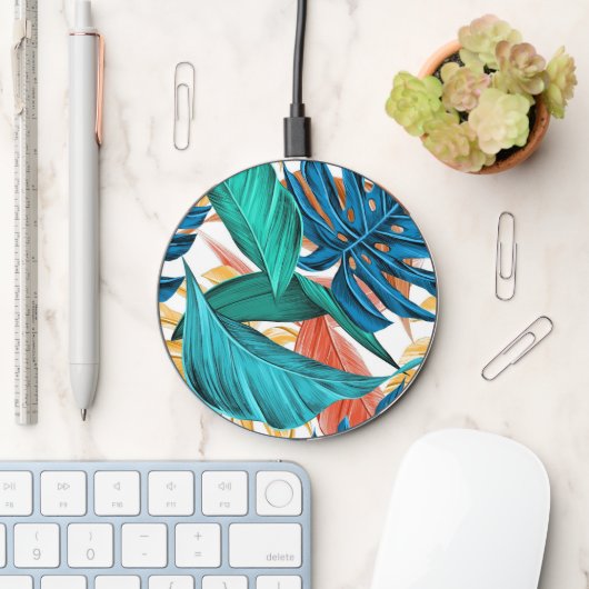 Leave design  wireless charger  (Desk)