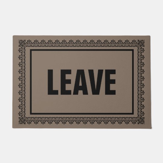 Leave Door Mat