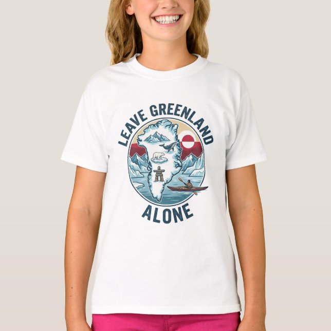 Leave Greenland Alone T-Shirt (Front)