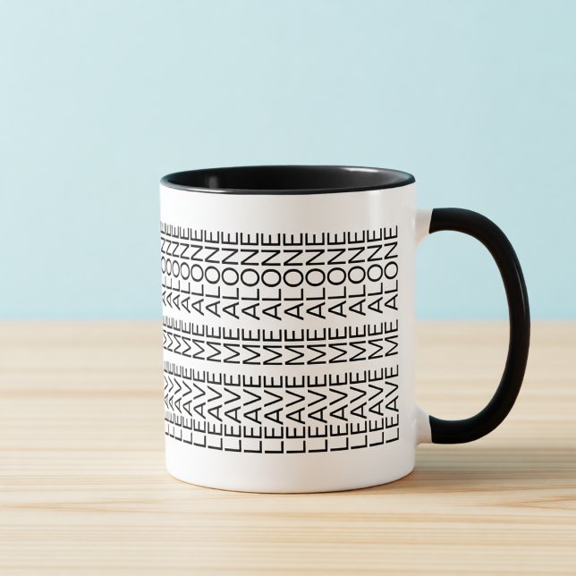 Leave Me Alone Hidden Message Introvert Mug (Creator Uploaded)