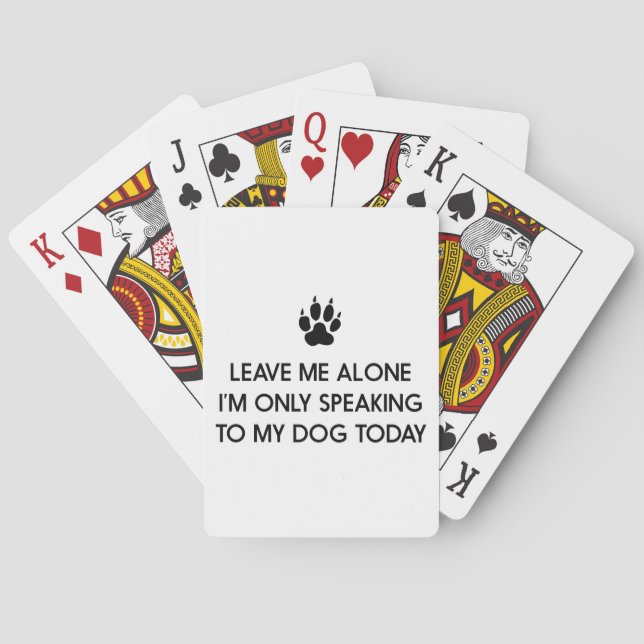 Leave Me Alone Poker Cards (Back)