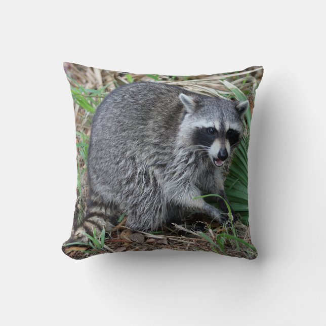Leave Me Alone Throw Pillow (Front)