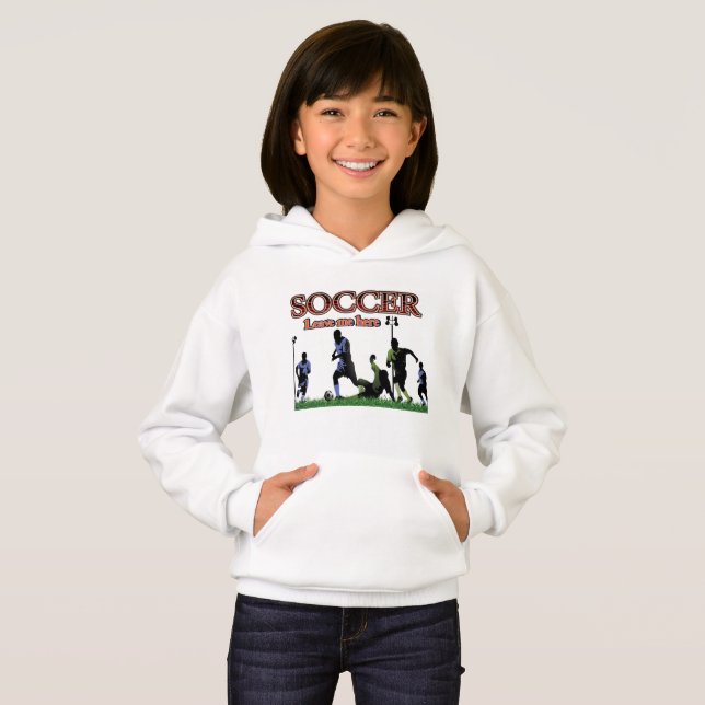 Leave Me Here Soccer Hoodie (Front Full)