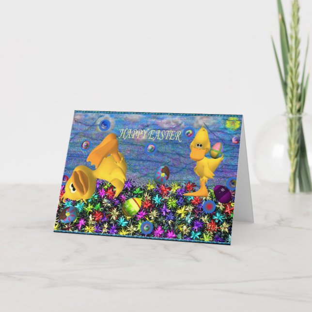 Leave my egg alone 1 holiday card (Front)