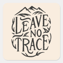 Leave no trace camping