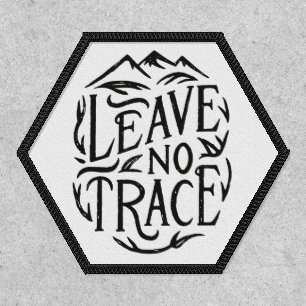 Leave no trace camping summer camp patch