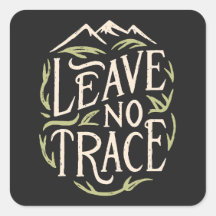 Leave no trace hiking camping eco friendly
