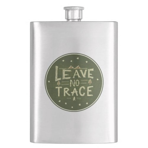 Leave No Trace Outdoors Flask