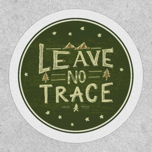 Leave No Trace Outdoors Patch