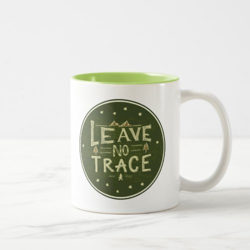 Leave No Trace Outdoors Two_Tone Coffee Mug