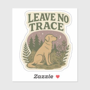 Leave no trace sticker