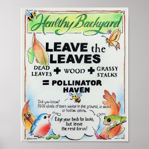 Leave the Leaves poster