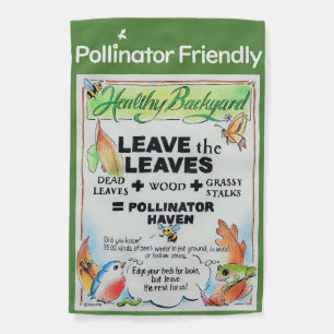 Leave the Leaves Yard Flag