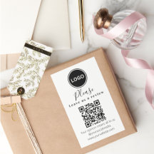Leave us a review | QR code Modern Business Card