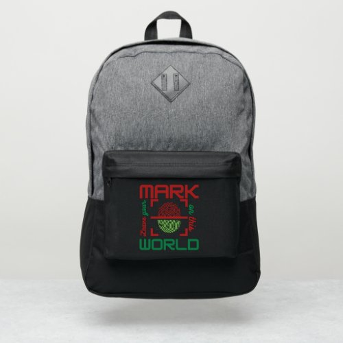 Leave Your Mark On This World Motivational Tote Ba Port Authority® Backpack
