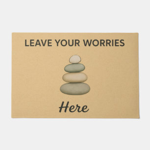 Leave Your Worries Here Doormat