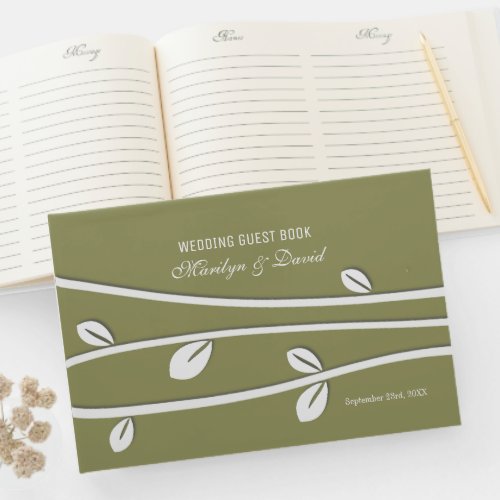 Leaved White Branches  Guest Book