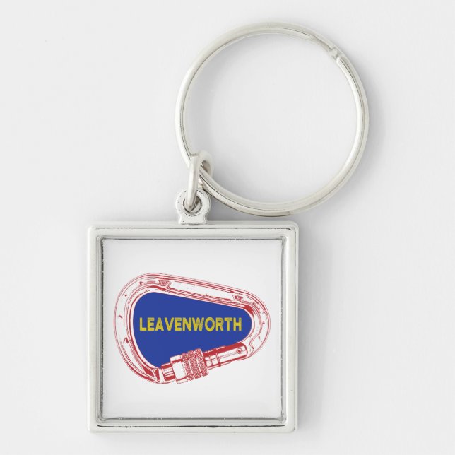 Leavenworth Climbing Carabiner Keychain (Front)