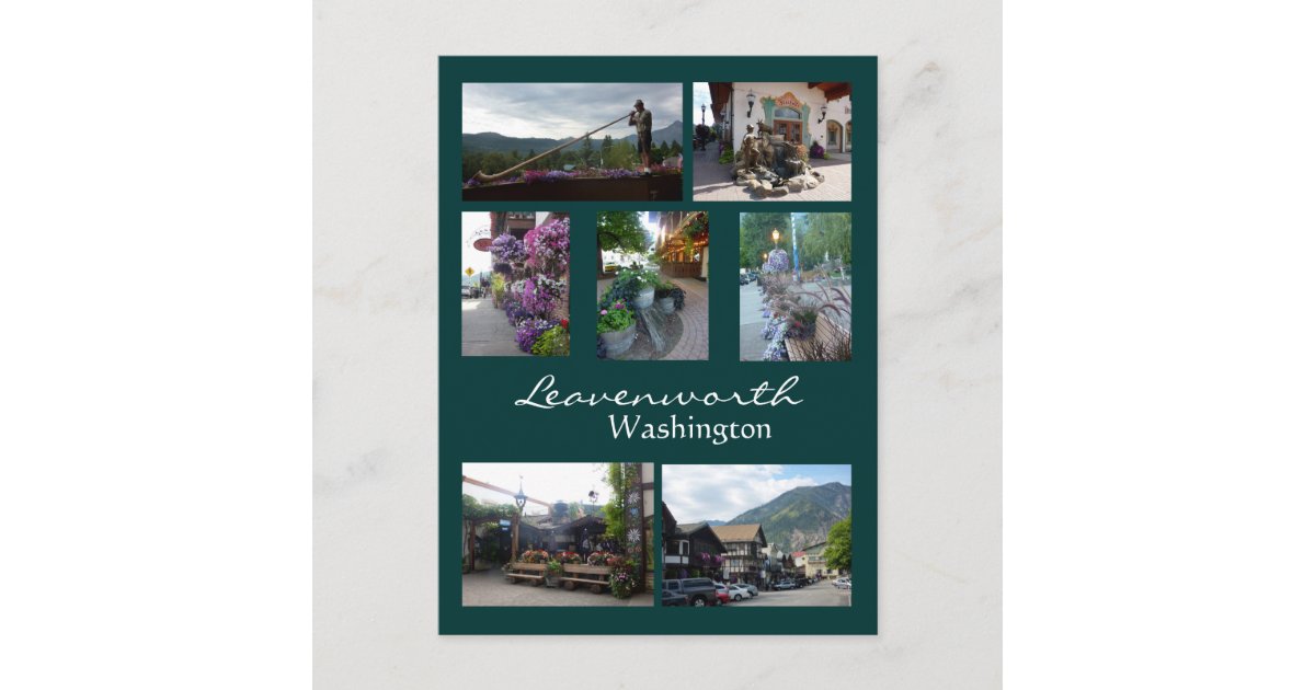 Leavenworth Collage Postcard | Zazzle