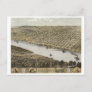 Leavenworth Kansas - Historic Map Postcard