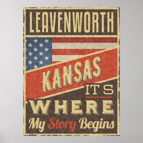 Leavenworth Kansas Poster