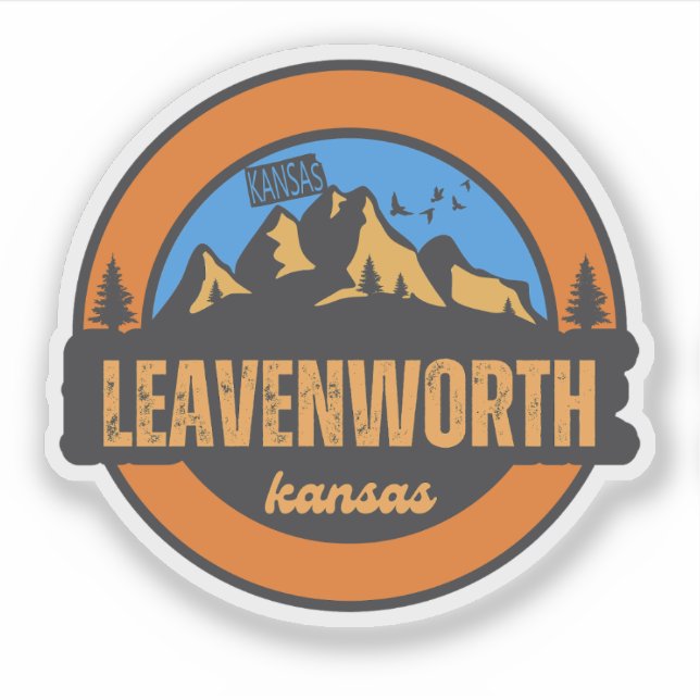 Leavenworth, Kansas Sticker (Front)