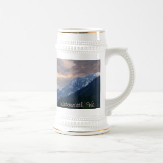 "Leavenworth, Wa Mountains"  Beer Stein