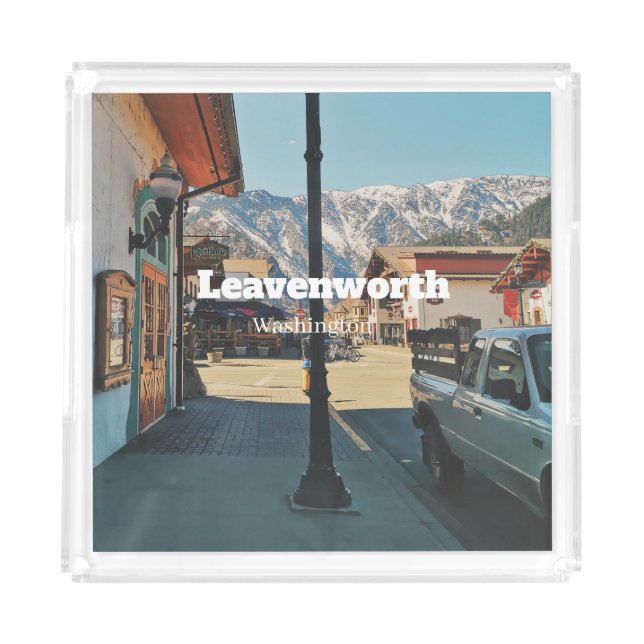 Leavenworth - Washington  Acrylic Tray (Front)