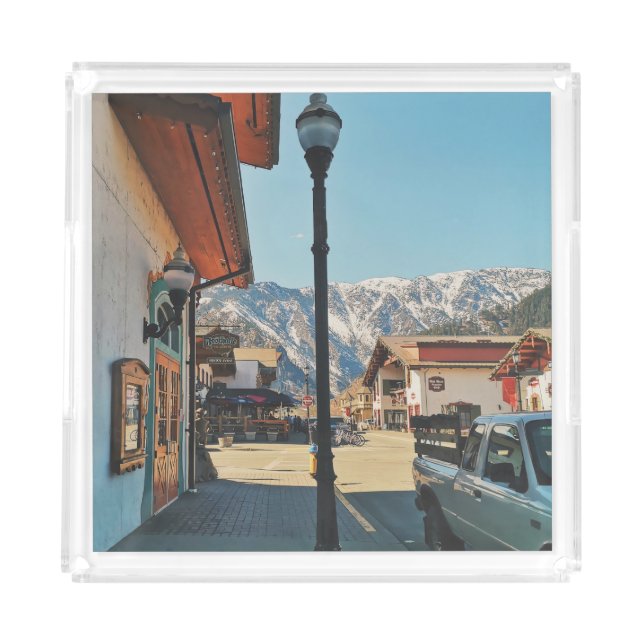 Leavenworth - Washington  Acrylic Tray (Front)